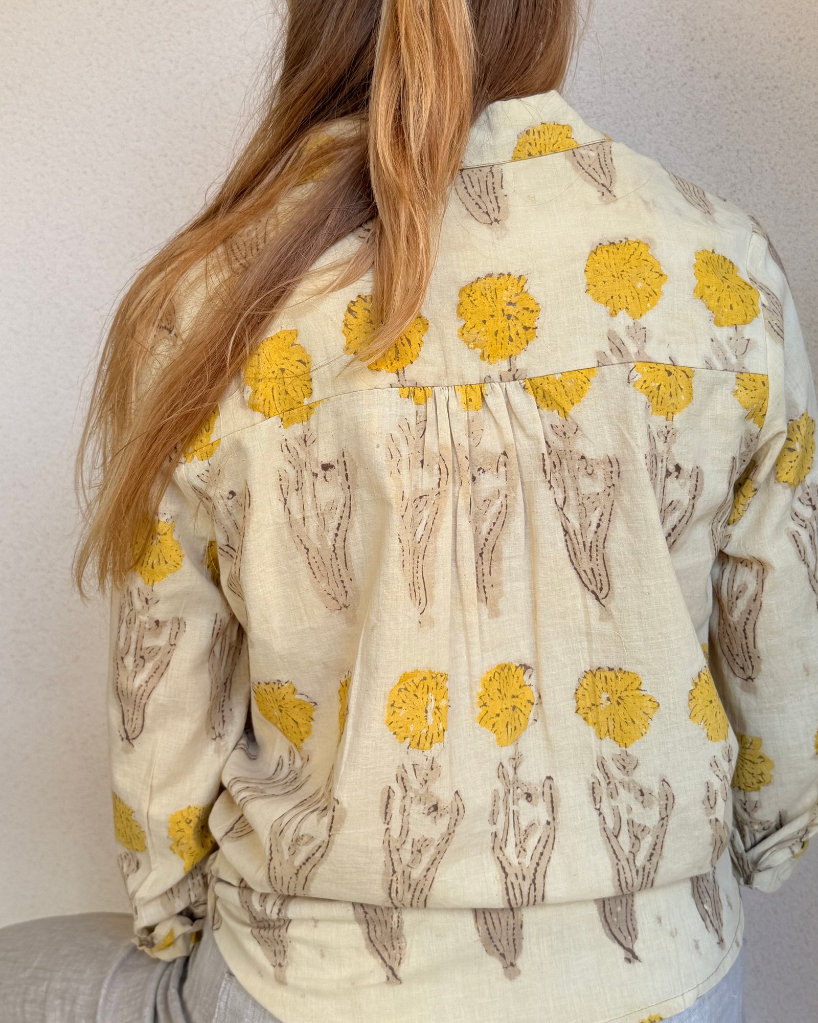 The Bohemian Button Up in Mustard Meadows, photograph 2 of 4